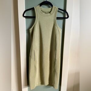 lululemon Softstreme Back In Action Dress, Bronze Green, 0 / XS